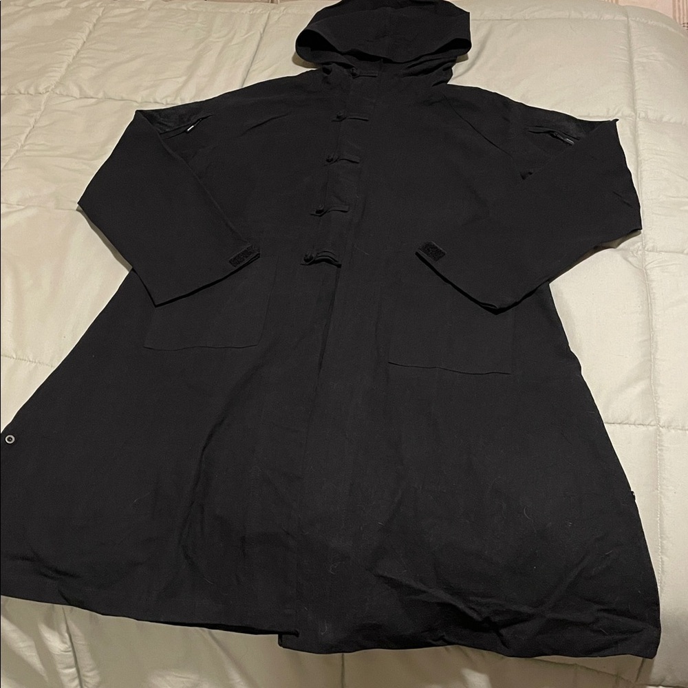 Men’s IN TRN Tactical Gear Black Trench Coat